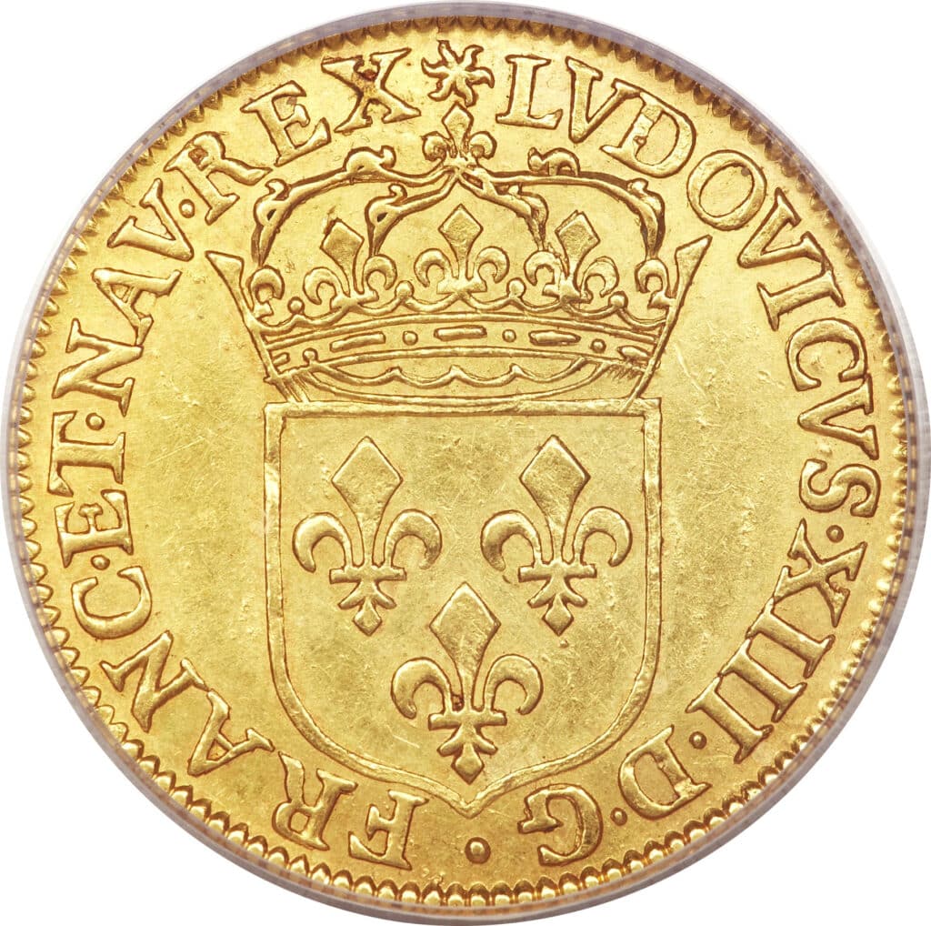 Avers Écu d'or - Louis XIII - - France — pièce en or