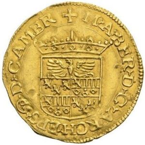 Avers Ecu d'or - Maximilien de Berghes - 1562-1570 - Évêché de Cambrai
 (France - États) — pièce en or