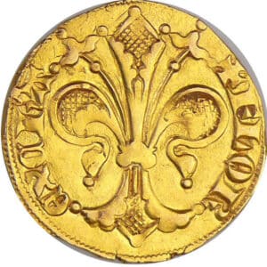 Avers Florin - Charles le Mauvais - 1343-1378 - Comté d'Évreux
 (France - États) — pièce en or