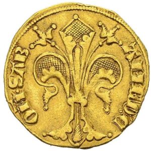 Avers Florin d'or à la croisette - Amédée VI - 1343-1383 - Savoie (France)
 (France - États) — pièce en or