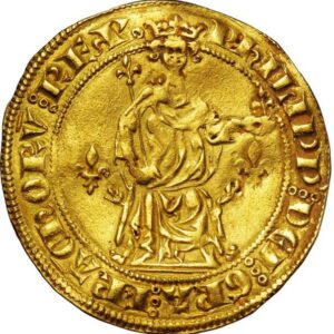Avers Florin d'or à la reine - Philippe IV - 1305 - France — pièce en or