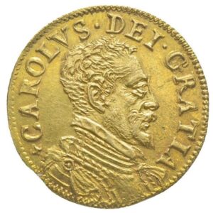 Avers Florin d'or - Charles III - 1588 - Duché de Lorraine
 (France - États) — pièce en or