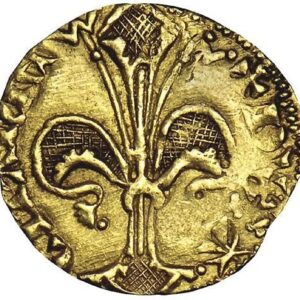 Avers Florin d'or - Edouard III - 1344-1354 - Duché d'Aquitaine
 (France - États) — pièce en or