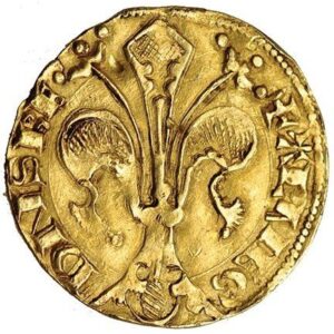 Avers Florin d'or - Gaston Phébus - 1369-1391 - Seigneurie du Béarn
 (France - États) — pièce en or