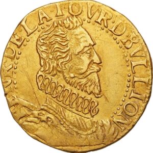 Avers Florin d'or - Henri de la Tour d'Auvergne - - Principauté de Sedan
 (France - États) — pièce en or