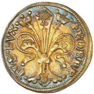 Avers Florin d'or - Robert - 1360-1375 - Duché de Bar
 (Barrois, France - États) — pièce en or