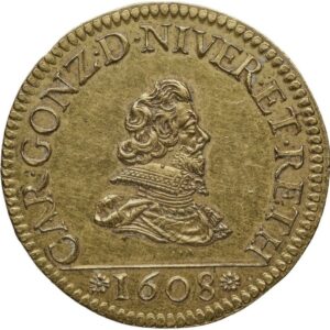 Avers Gold Ecu - Charles I - - Principauté d'Arches-Charleville
 (France - États) — pièce en or