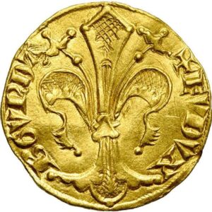 Avers Gold Florin - Odo IV - 1315-1349 - Duché de Bourgogne
 (France - États) — pièce en or