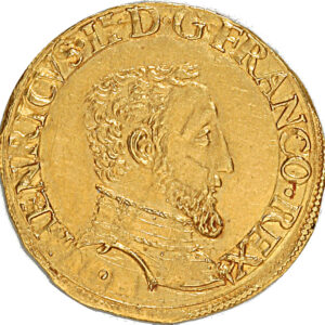Avers Henri d'or - Henri II - 1550-1551 - France — pièce en or