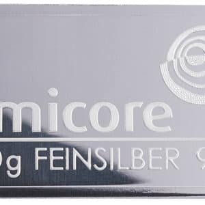 Lingots d'Argent 100 Grammes - Lingot Umicore