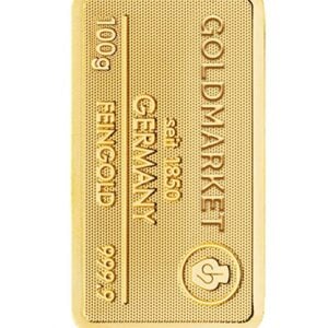 Lingot Or 100g - GOLDMARKET