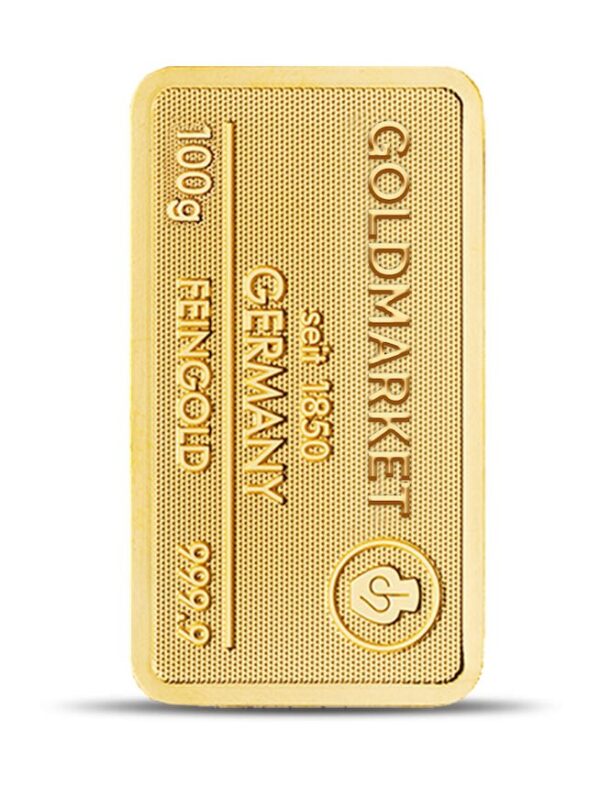Lingot Or 100g - GOLDMARKET