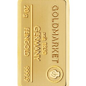 Lingot Or 20g - GOLDMARKET