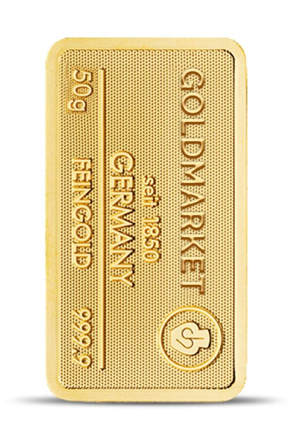 Lingot Or 50g - GOLDMARKET