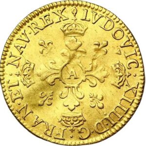 Avers Lis d'or - Louis XIV - 1656-1657 - France — pièce en or