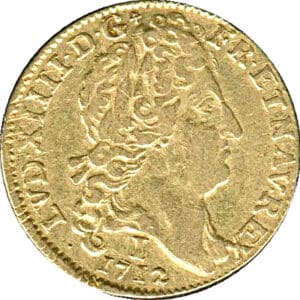 Avers Louis d'or au soleil - Louis XIV - - France — pièce en or