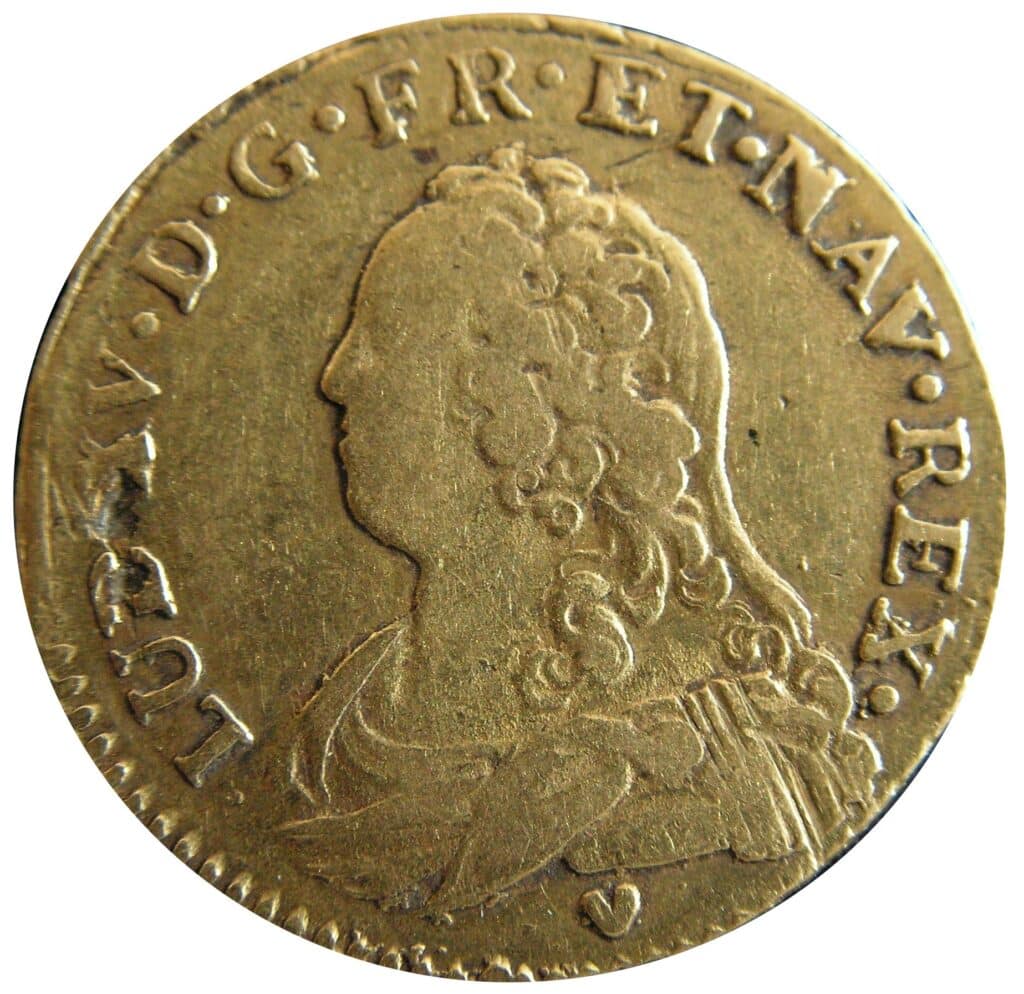 Avers Louis d'or aux lunettes - Louis XV - 1726-1740 - France — pièce en or