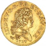 Louis d'or dit "mirliton" aux palmes courtes - Louis XV - 1723-1725 - France