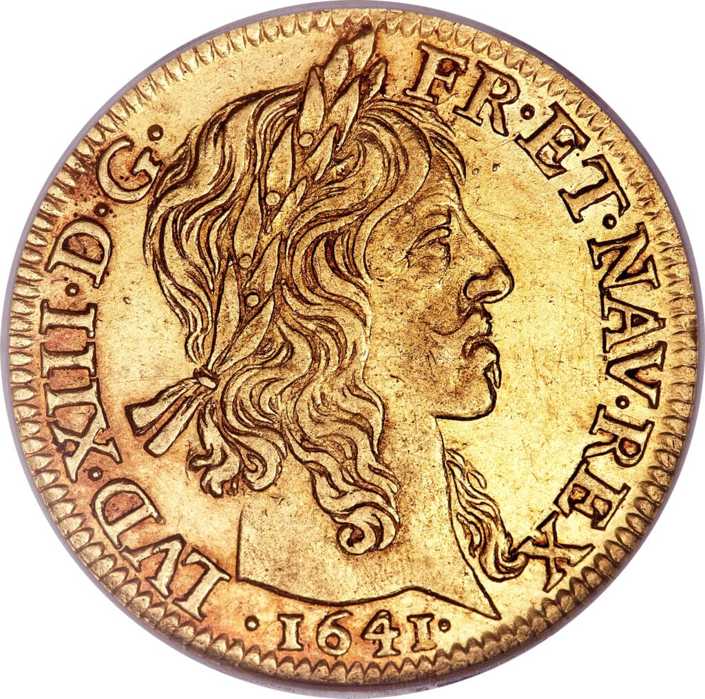 Avers Louis d'or - Louis XIII - 1640-1643 - France — pièce en or