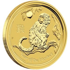Lunar II Singe en Or - 62,2068 g (2 Oz) - Australie Face