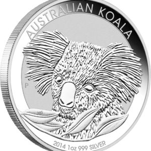 Koala Australien en Argent - 31,1035 g (1 Oz) - Australie Face