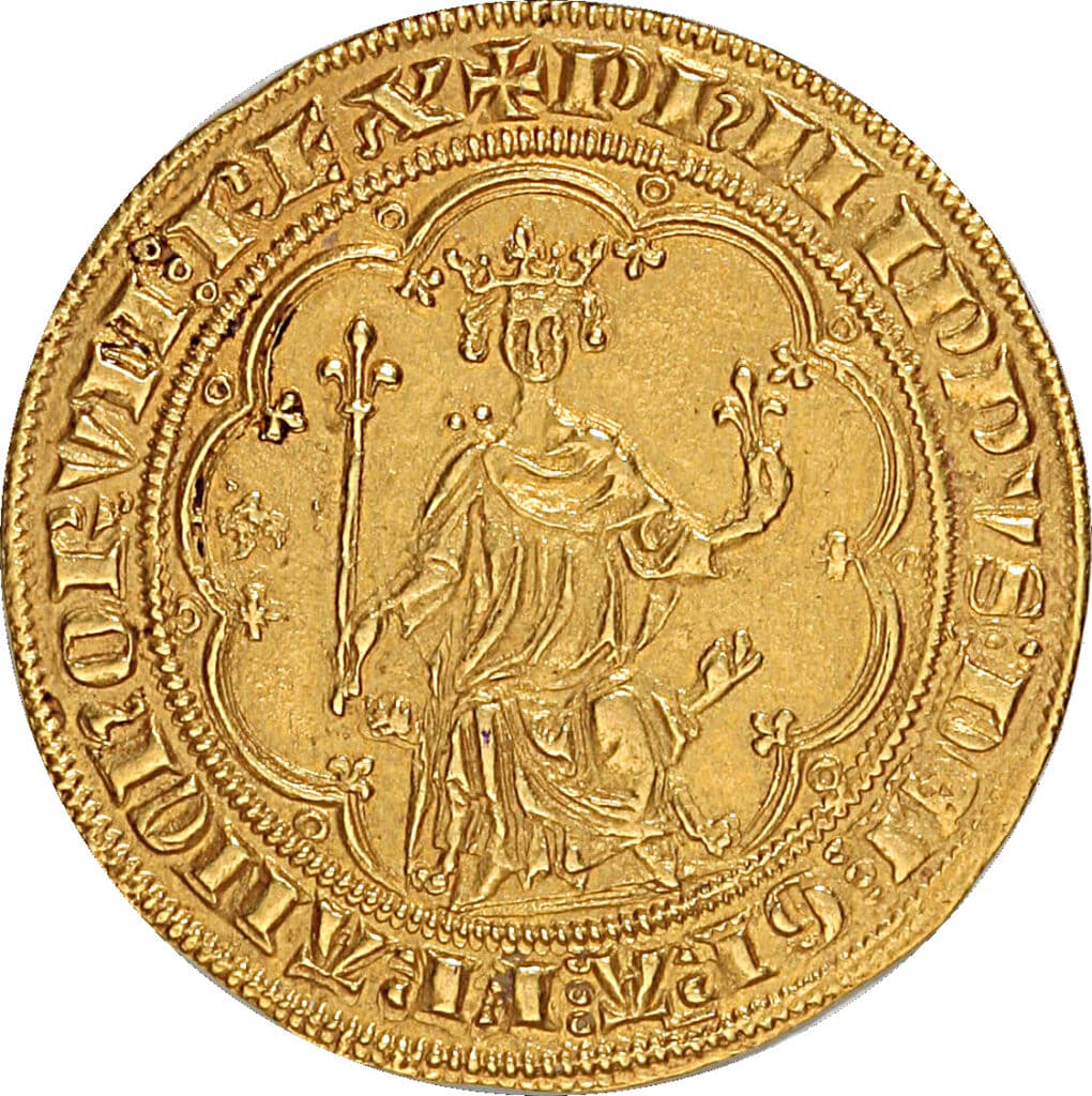 Avers Masse d'or - Philippe IV - 1296 - 1314 - France — pièce en or