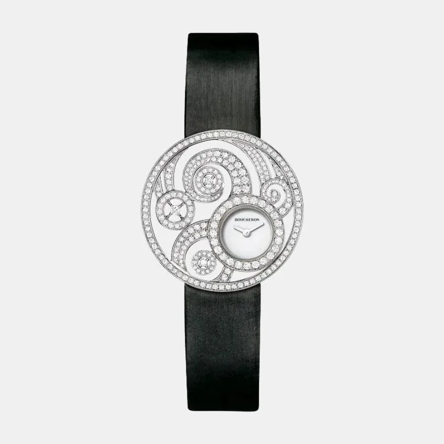 Montre Ava Boucheron en or blanc, diamant — photographie du modèle, cote d’occasion GOLDMARKET