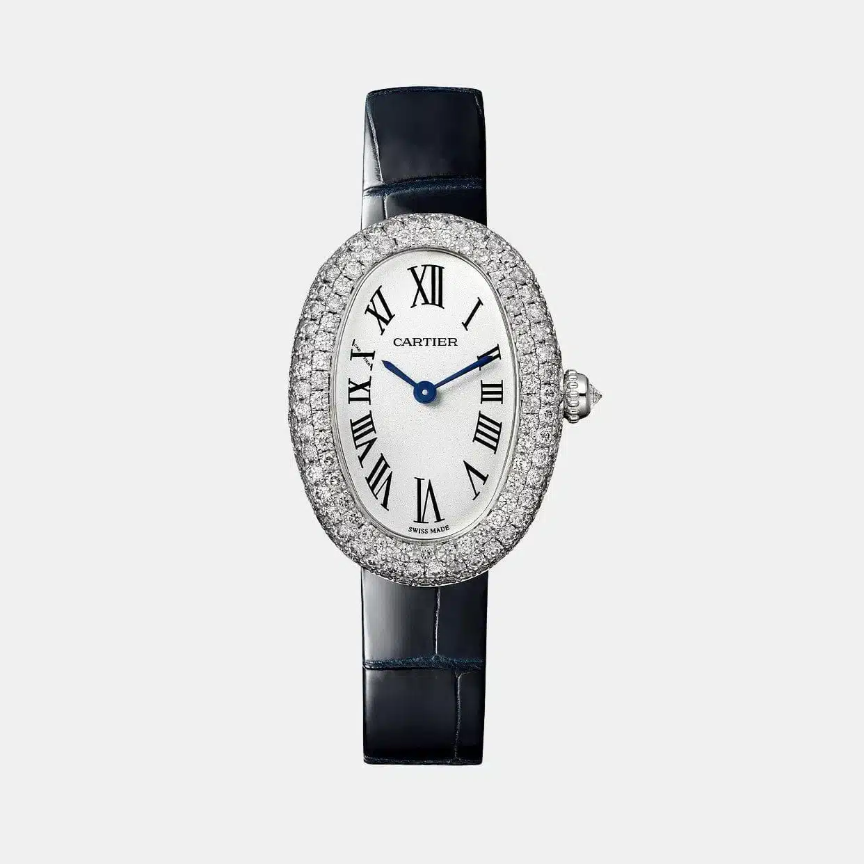 Montre Baignoire Cartier en or blanc