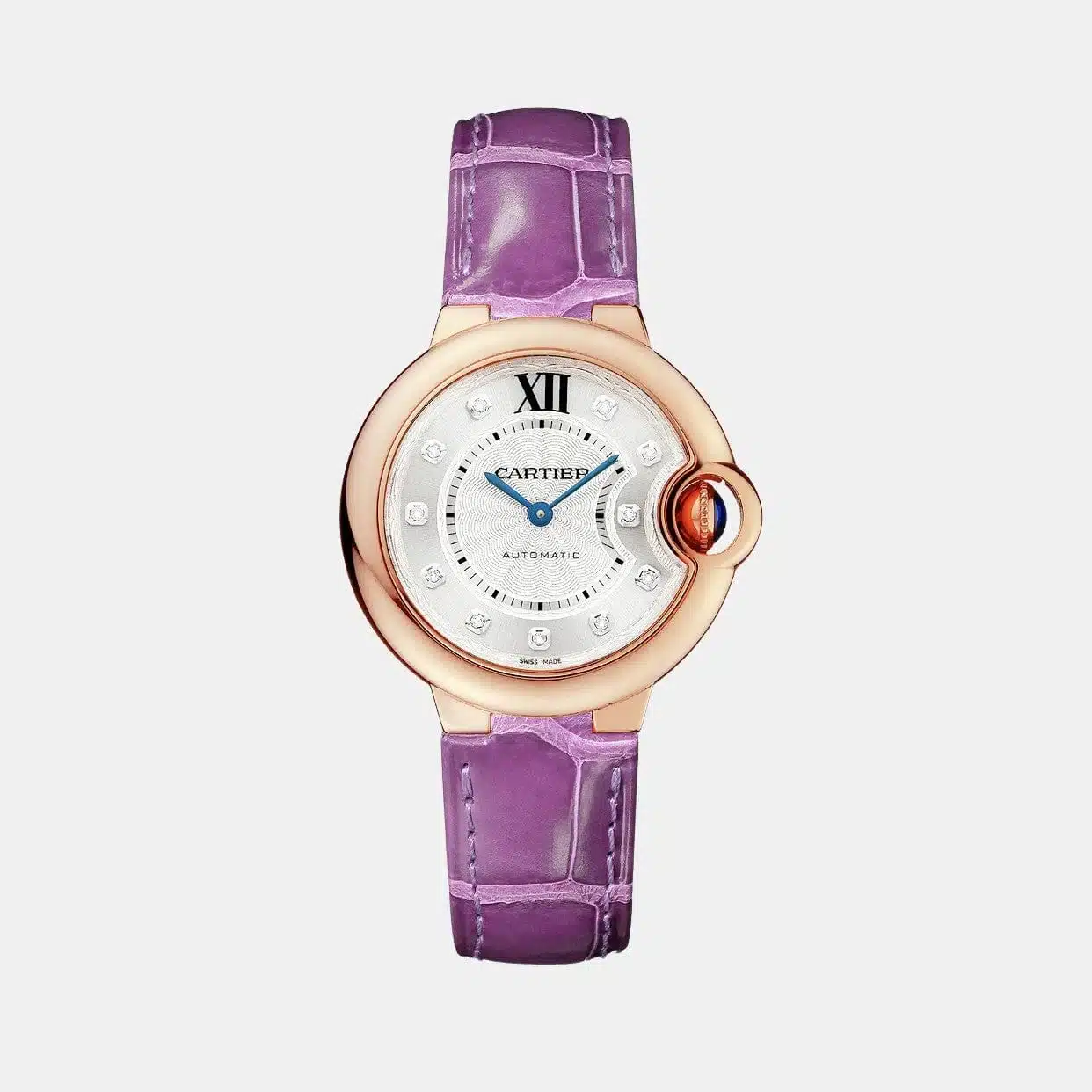 Montre Ballon Bleu de Cartier en or rose, diamant