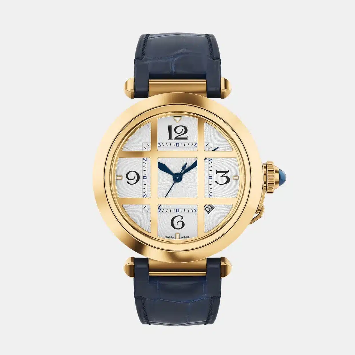 Montre Pasha Cartier en or jaune