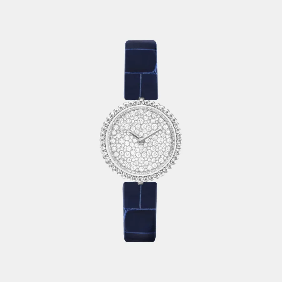 Montre Perlée Van Cleef & Arpels en or blanc, diamant 1.67ct — photographie du modèle, cote d’occasion GOLDMARKET