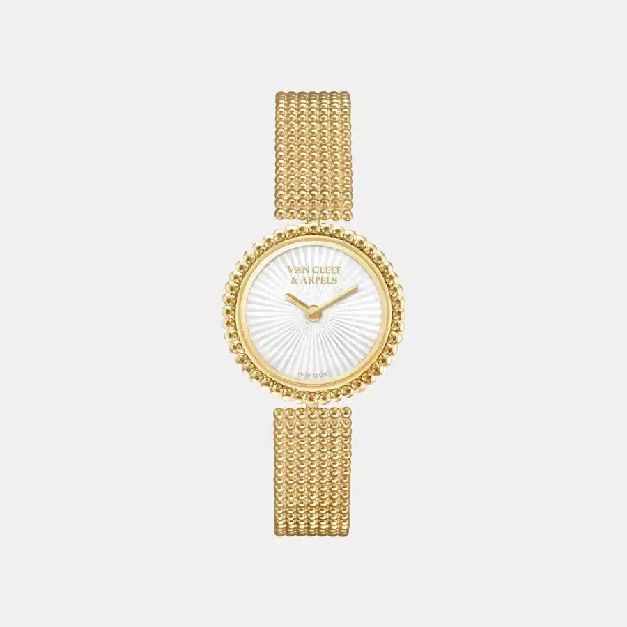 Montre Perlée Van Cleef & Arpels en or jaune, perle — photographie du modèle, cote d’occasion GOLDMARKET