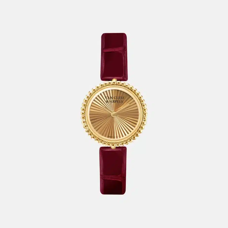 Montre Perlée Van Cleef & Arpels en or jaune — photographie du modèle, cote d’occasion GOLDMARKET