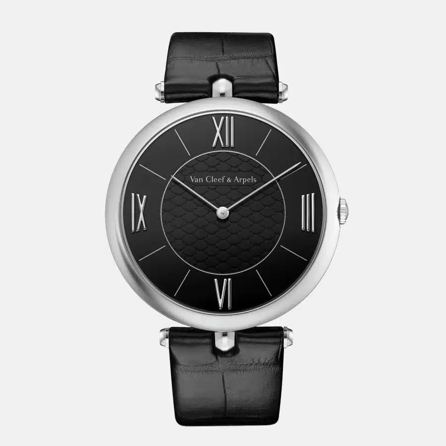Montre Pierre Arpels Van Cleef & Arpels en platine, diamant 0.04ct — photographie du modèle, cote d’occasion GOLDMARKET