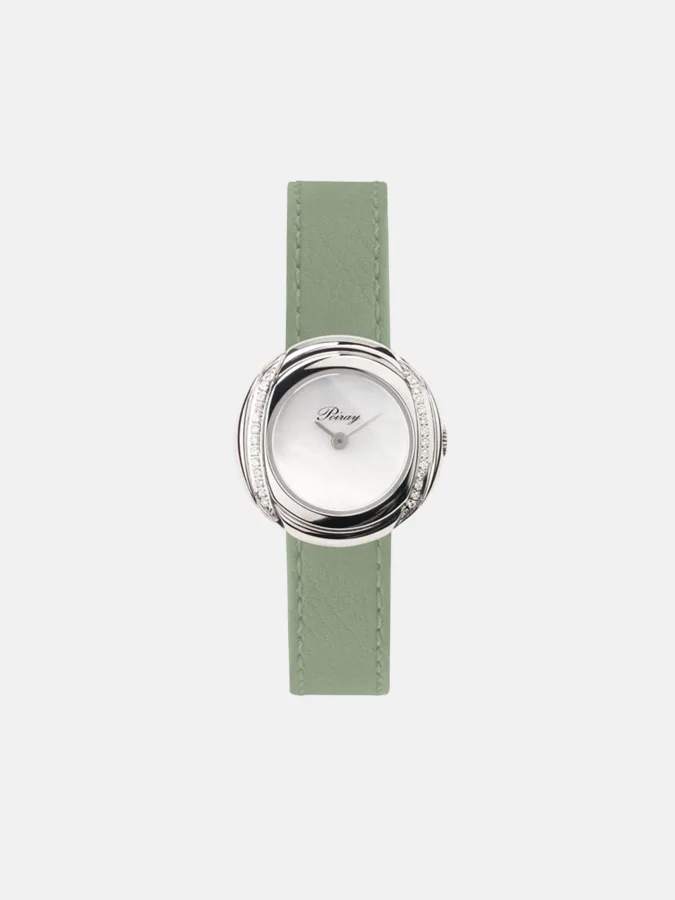 Montre Rive Droite Poiray, acier diamant — photographie du modèle, cote d’occasion GOLDMARKET