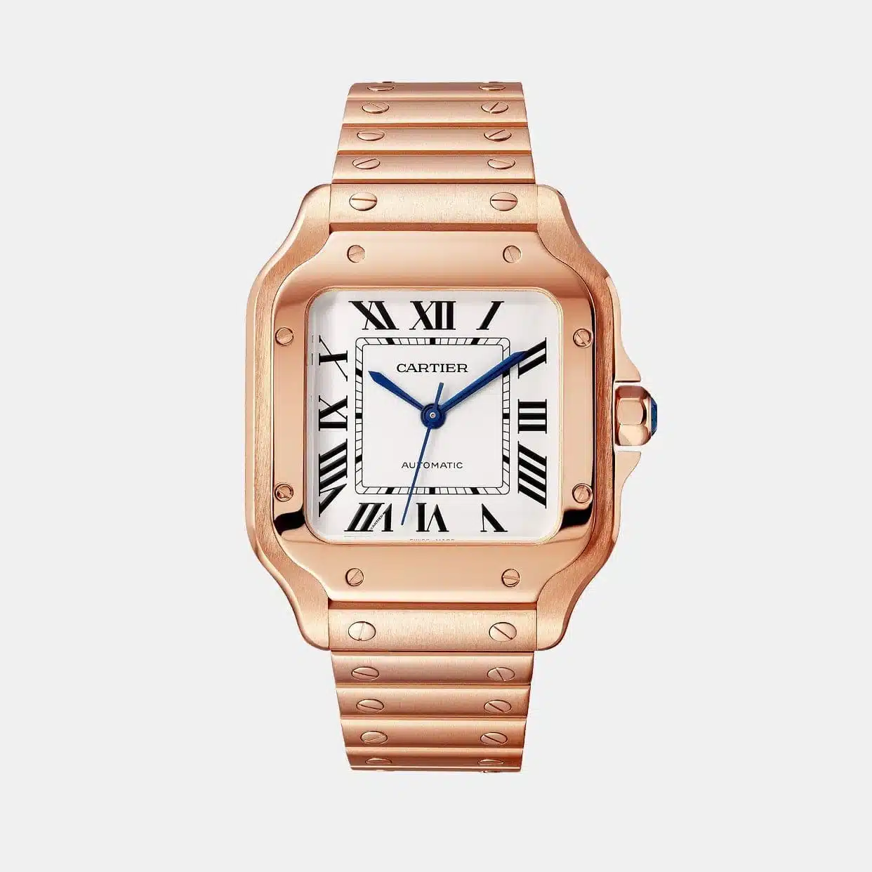 Montre Santos Cartier en or rose