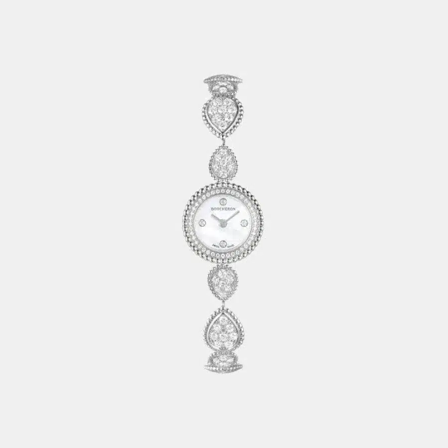 Montre Serpent Bohème Boucheron en or blanc, diamant