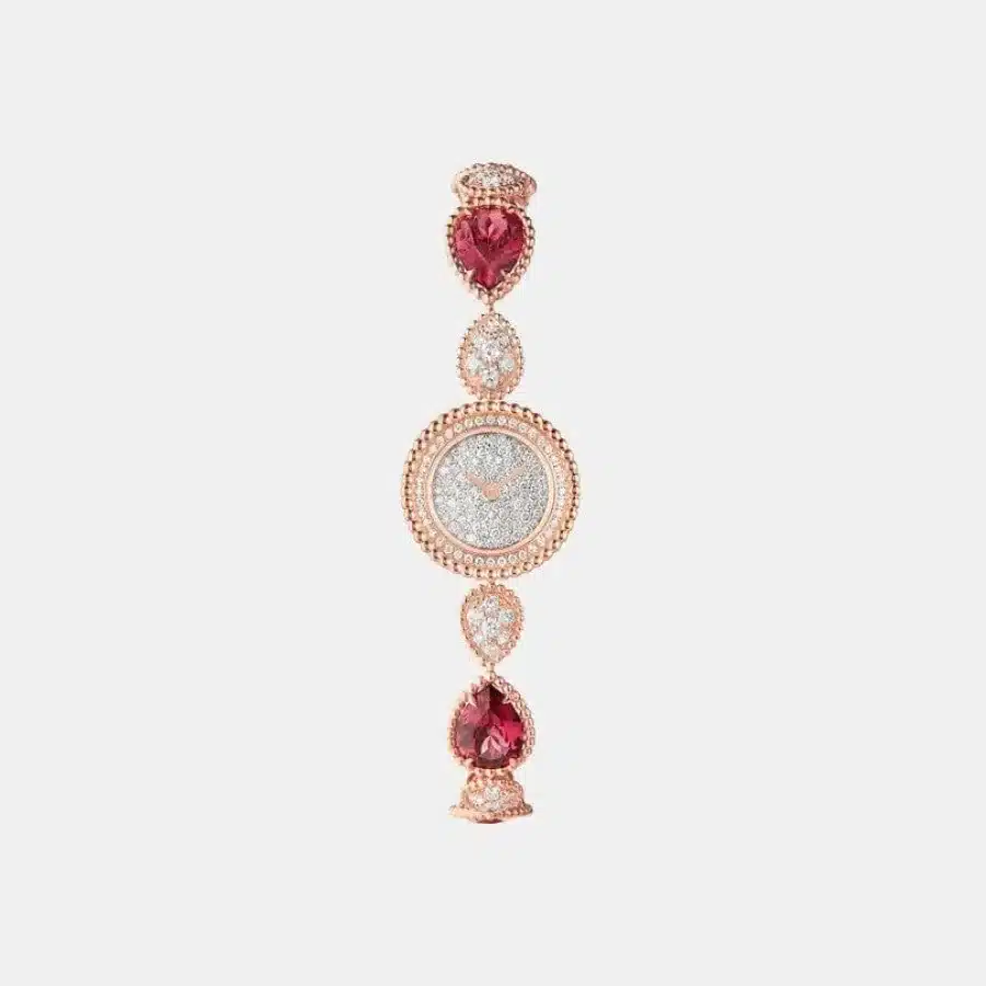 Montre Serpent Bohème Boucheron en or rose, diamant