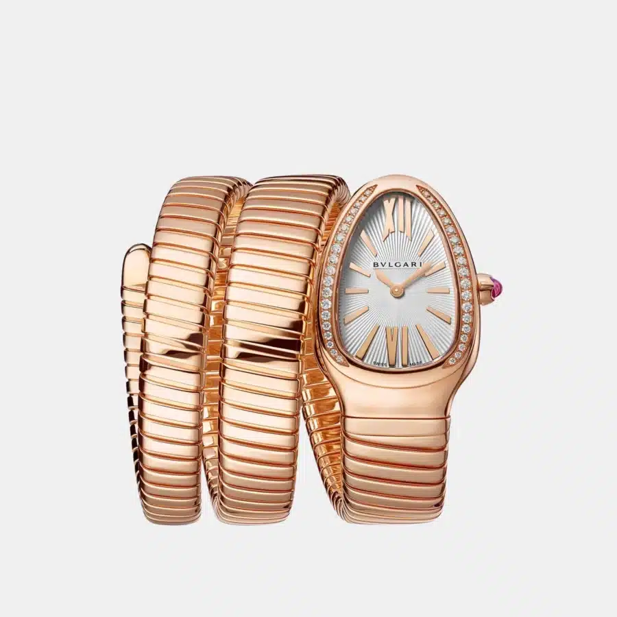 Montre Serpenti Tubogas Bulgari en or rose, mixte — photographie du modèle, cote d’occasion GOLDMARKET