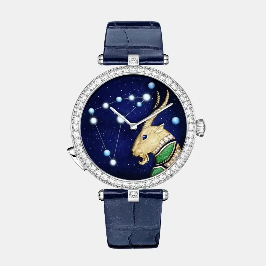 Montre Zodiaque Van Cleef & Arpels en or blanc, mixte 6.53ct — photographie du modèle, cote d’occasion GOLDMARKET