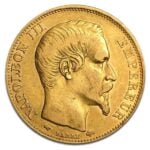 Pièce d'or 20 Francs - Napoléon III en Or - 5,8064 g - France Face