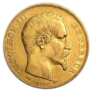 Pièce d'or 20 Francs - Napoléon III en Or - 5,8064 g - France Face