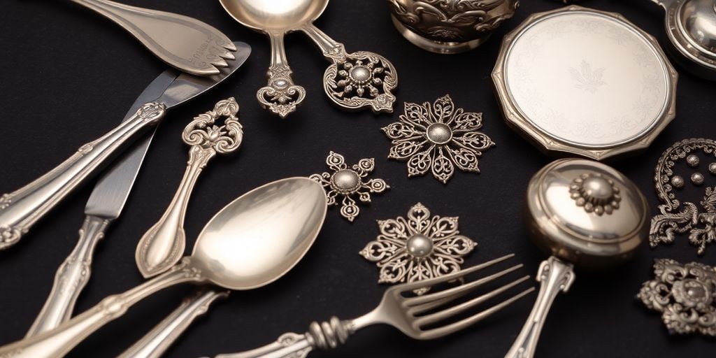Objets en argent divers