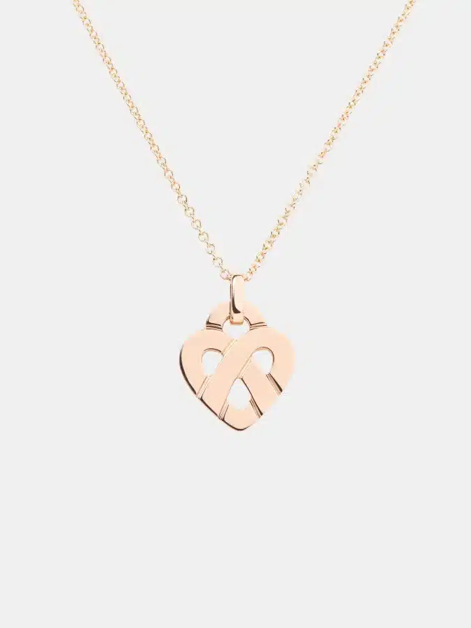Pendentif Coeur Entrelacé Poiray — photographie du modèle, cote d’occasion GOLDMARKET