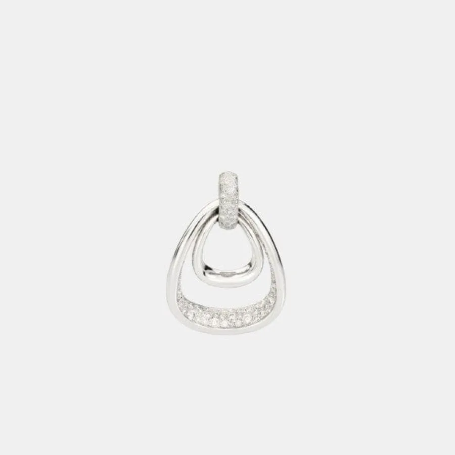 Pendentif Fantina Pomellato en or blanc, diamant 1.9ct — photographie du modèle, cote d’occasion GOLDMARKET