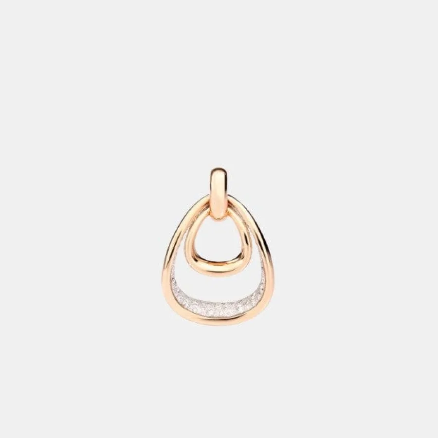 Pendentif Fantina Pomellato en or rose, diamant 0.9ct — photographie du modèle, cote d’occasion GOLDMARKET