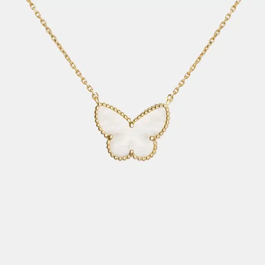 Pendentif Lucky Alhambra Van Cleef & Arpels en or jaune, perle