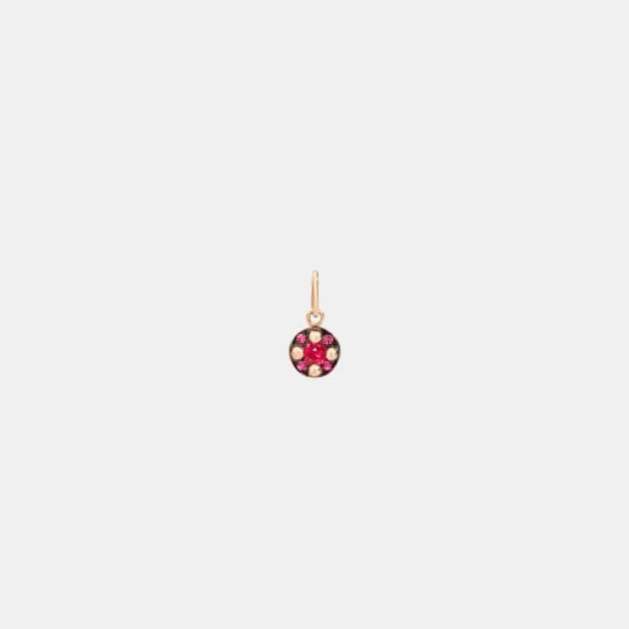 Pendentif M'Ama Non M'Ama Pomellato en or rose, rubis 0.2ct — photographie du modèle, cote d’occasion GOLDMARKET
