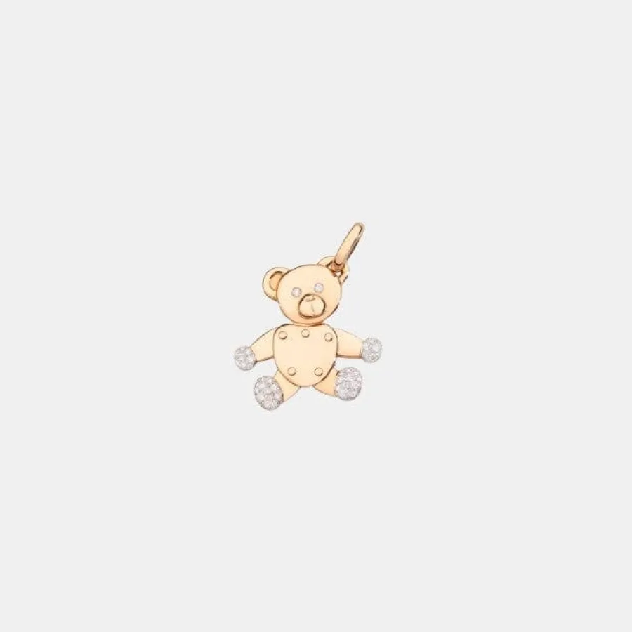 Pendentif Orsetto Pomellato en or rose, diamant 0.2ct