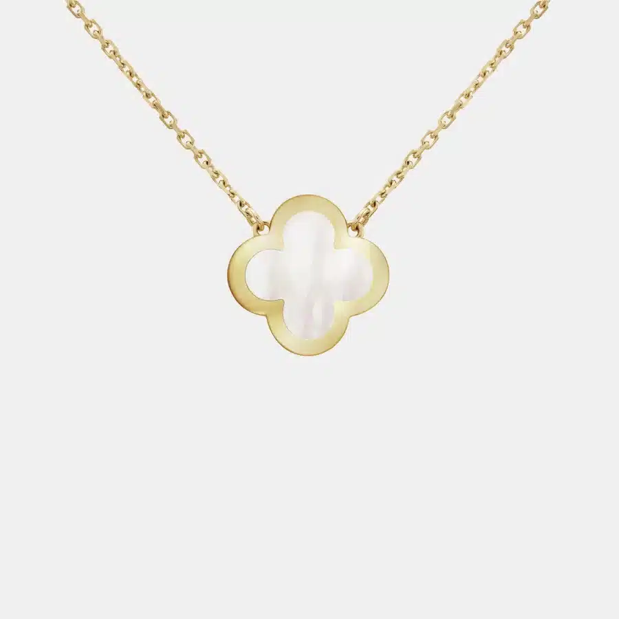 Pendentif Pure Alhambra Van Cleef & Arpels en or jaune, perle